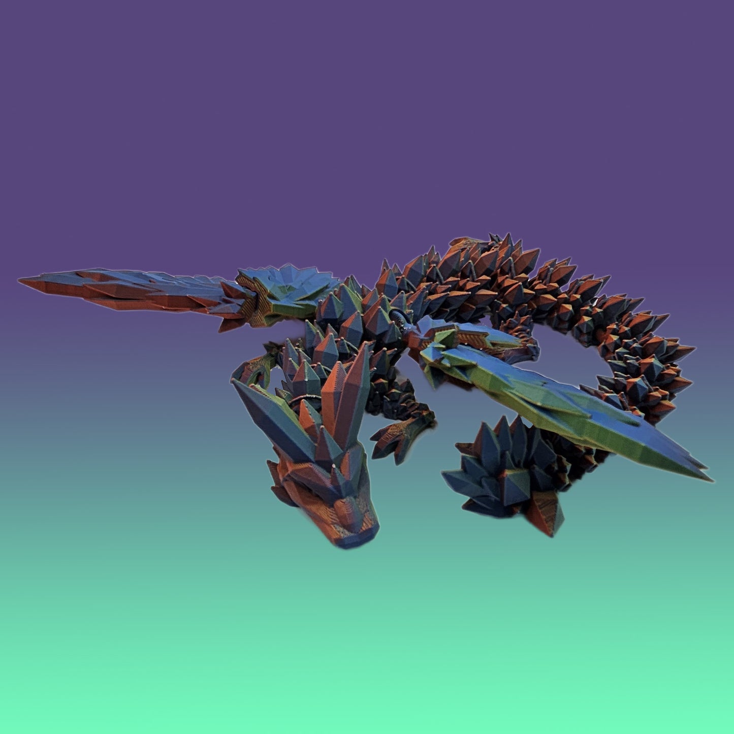 Tri Color Winged Dragon